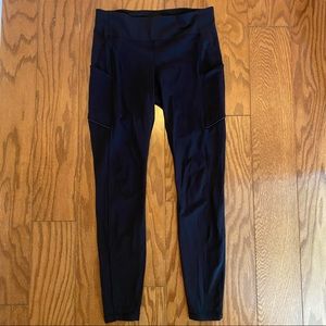 Lululemon black double pocket leggings